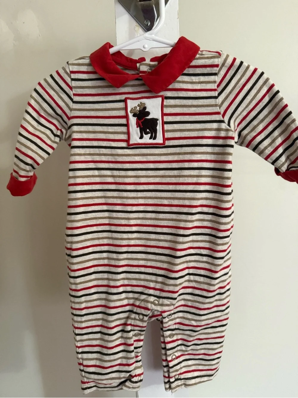 Janie and Jack Moose Romper